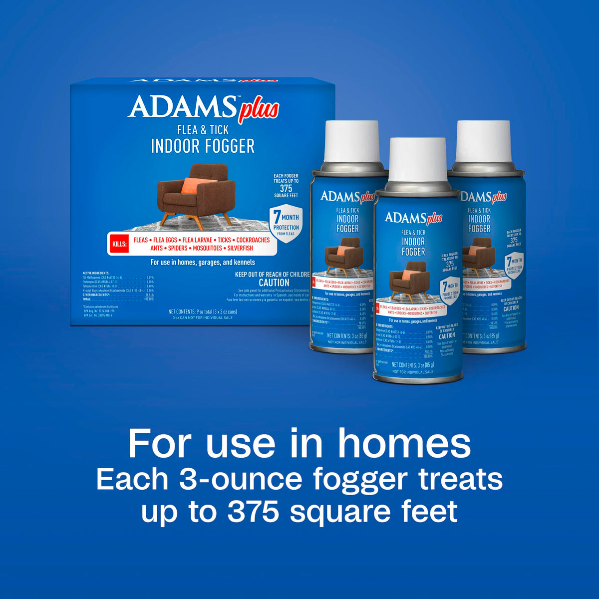 Odorless operation for uninterrupted home use.