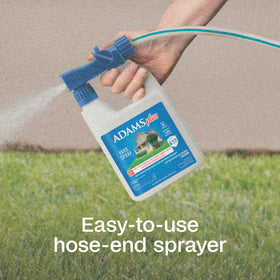 ADAMS Plus Yard Spray covers up to 5,000 square feet.