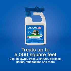 ADAMS Plus Yard Spray offers up to four weeks of protection.