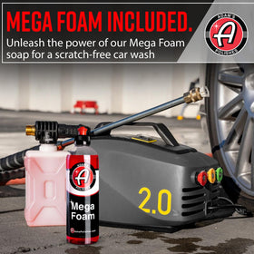 Adam's Polishes optional wash kit included for versatile cleaning options.