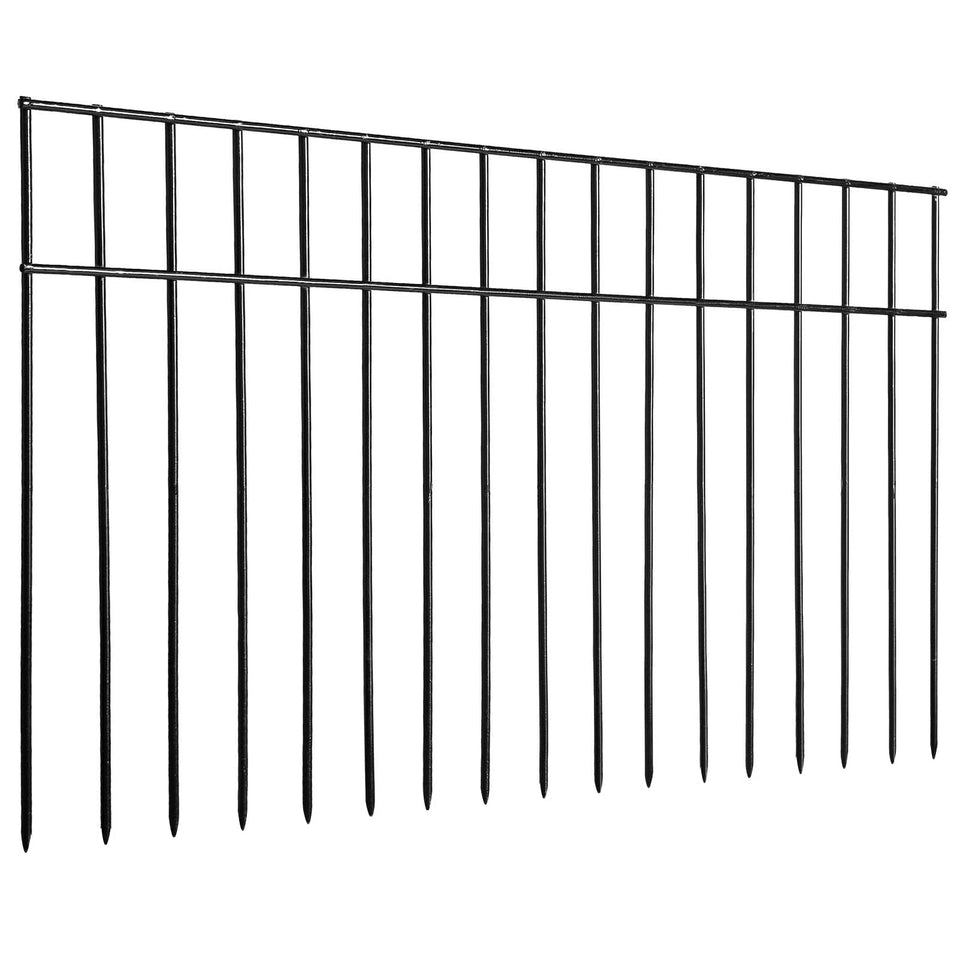 ADAVIN animal barrier fence 24in panel with ground peg for easy underground installation.
