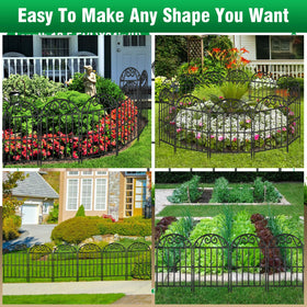 ADAVIN arched design enhances plant display while protecting beds.