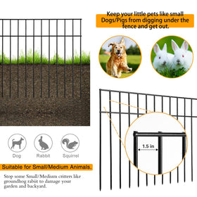 ADAVIN galvanized steel fence panel with rust-resistant coating withstands outdoor weather.