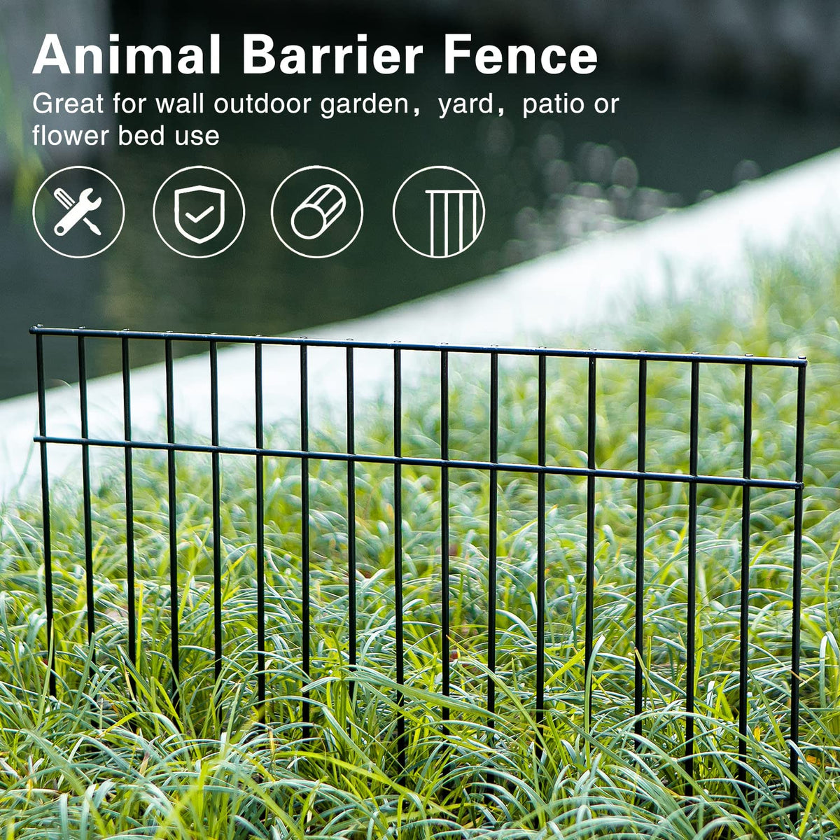 ADAVIN ground stakes securely anchor panels for lasting stability.