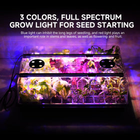 Adawook gift for plant lovers, a complete indoor seed starting kit.
