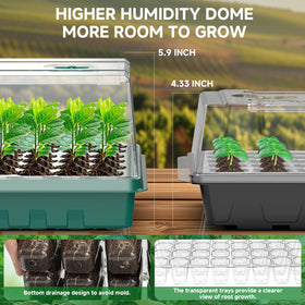 Adawook indoor gardening kit is beginner-friendly for home seed starting.
