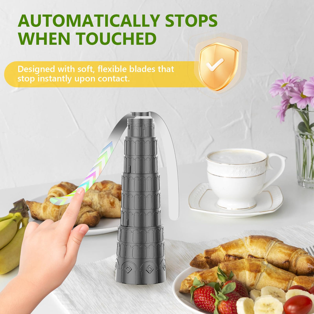Adawook outdoor dining setup deters flies while you chat