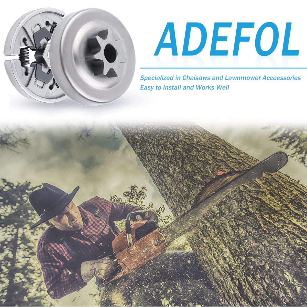 Adefol clutch assembly 029-039 fits MS290 MS390 for easy maintenance