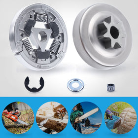 Adefol clutch washer and E-clip close-up for secure, easy installation