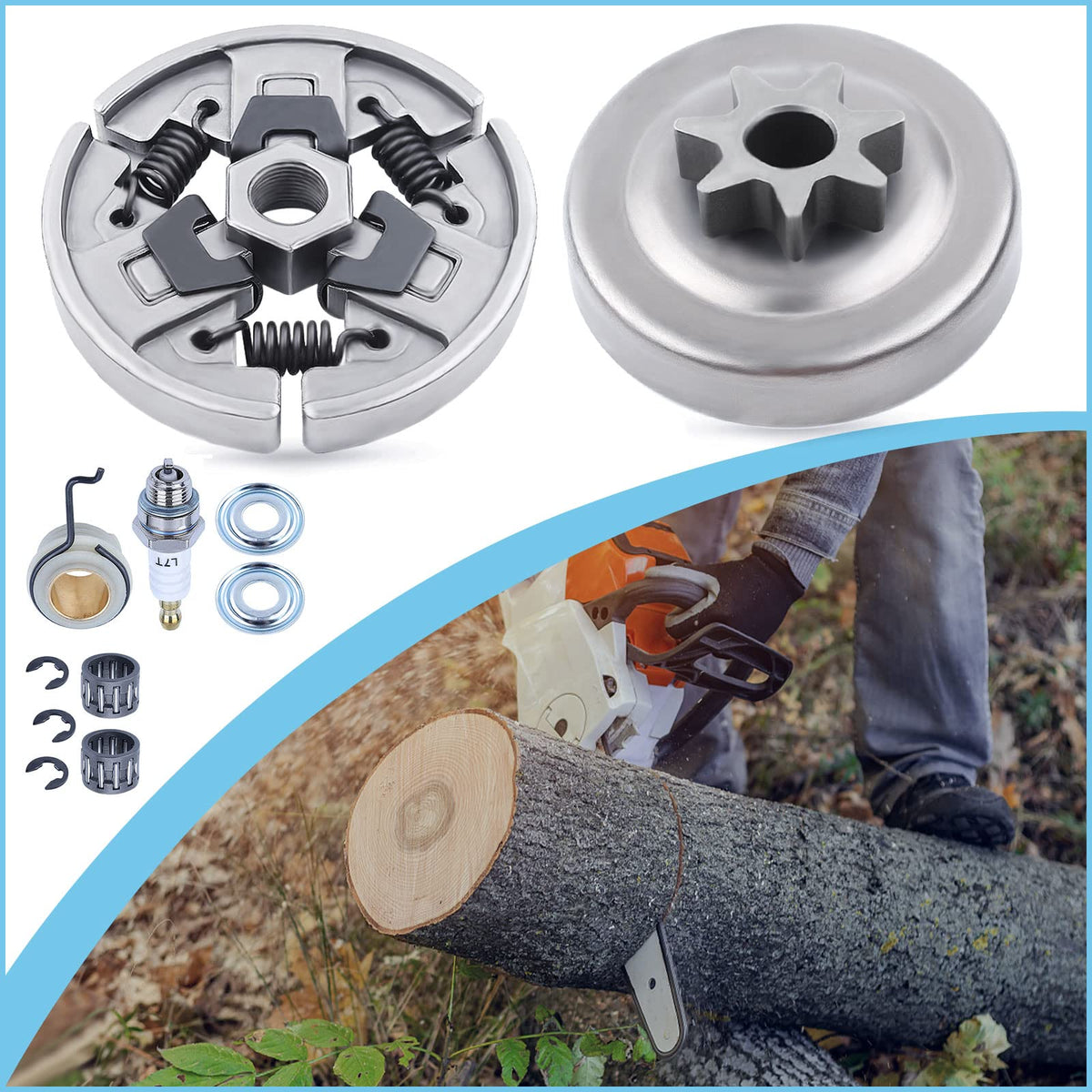 Adefol E clip for quick, tool-free clutch service