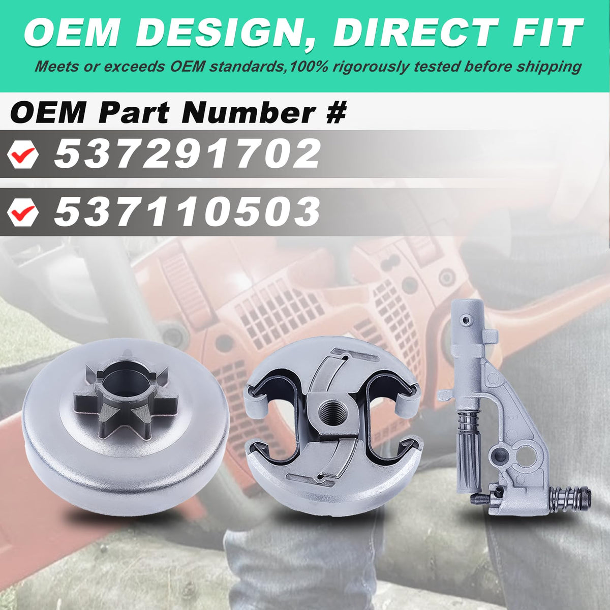 Adefol oil pump included for consistent lubrication in demanding work.