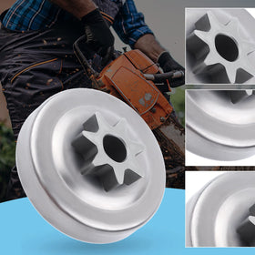 Adefol spur sprocket 7T 3/8 view demonstrates compatibility with Stihl engines