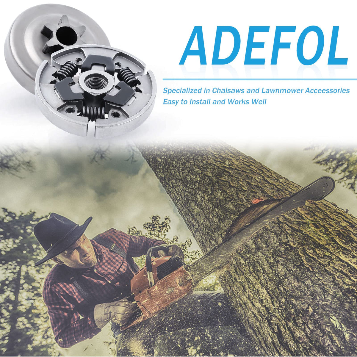 Adefol STIHL compatible sprocket bearing supports reliable power transfer