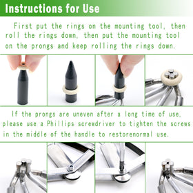 ADGYULB Goat Banding Kit tools close-up showing rust-resistant stainless steel construction.