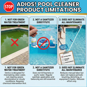 Above-ground pool setup using ADIOS! 20X for quick improvement