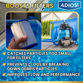 In-ground pool setup using ADIOS! 20X for larger systems