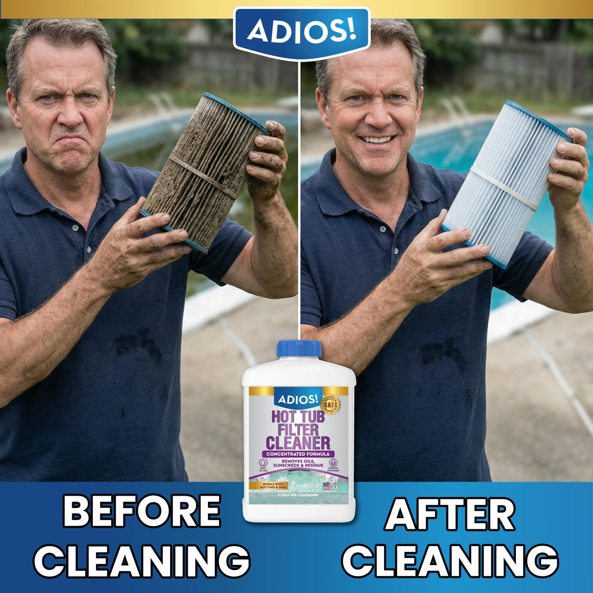 ADIOS! Cartridge revitalized for longer filter life