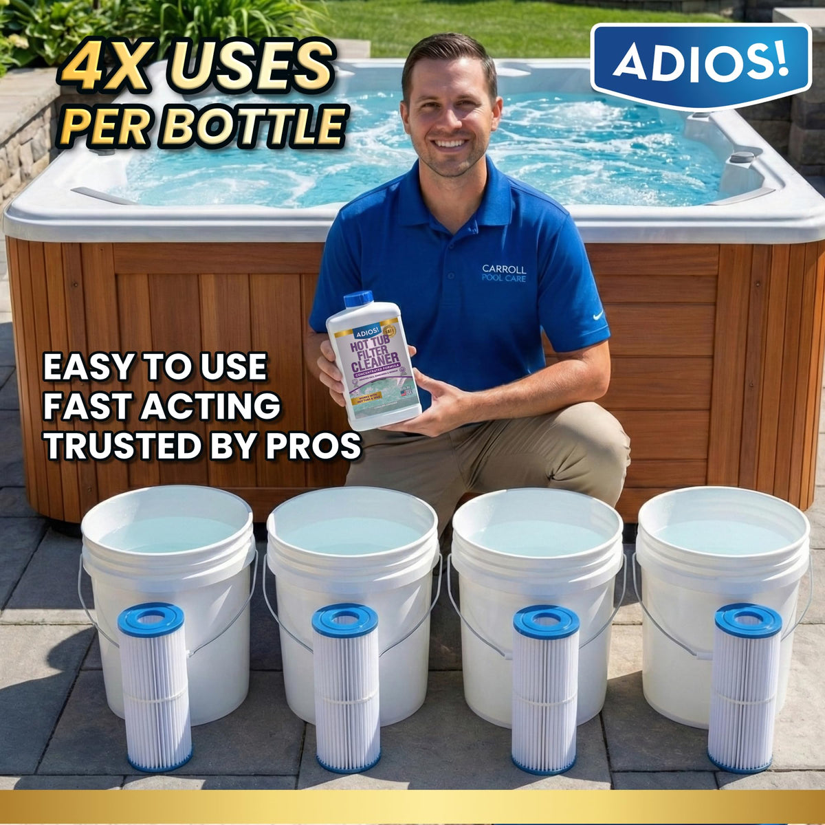 ADIOS! safe-enzyme formula conveys gentle yet effective cleaning