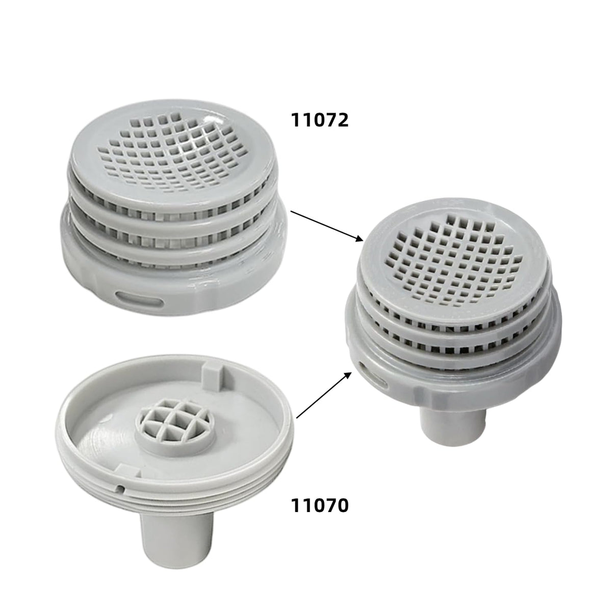 ADKUN 11072 strainer grid compatible with many pool models.