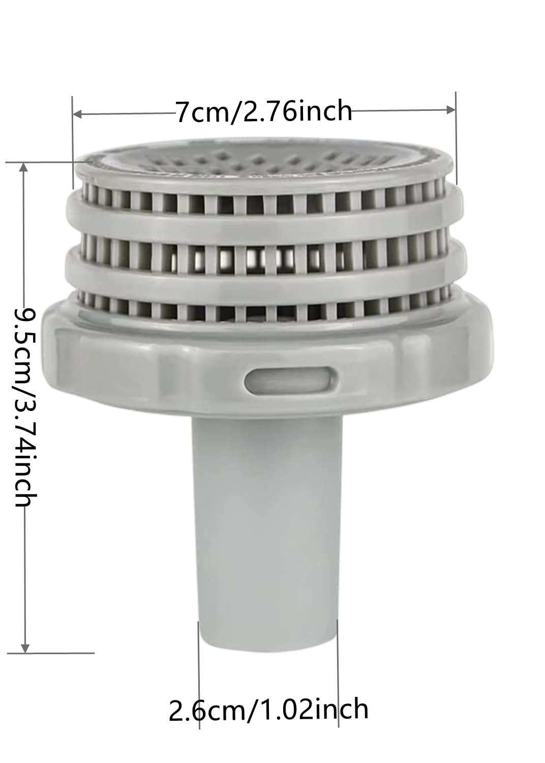 ADKUN pool inlet-outlet assembly ready for fast, tool-free replacement.