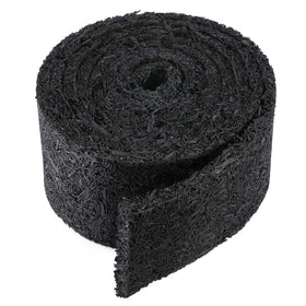 Adnee 140in x 5.5in double-sided rubber mulch roll for clean garden edging.