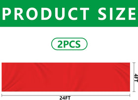Adnee 4ft by 24ft red mulch film ready for crop coverage.