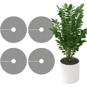 Adnee round pot grid, 15-7 inch diameter protects pots from pets.