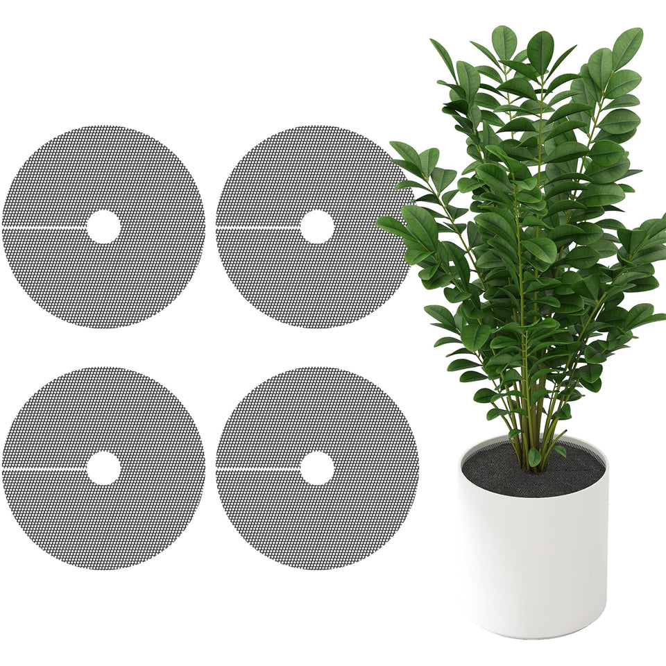 Adnee round pot grid, 15-7 inch diameter protects pots from pets.