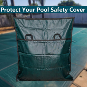 Adnee bag in use with handles to move around the pool area