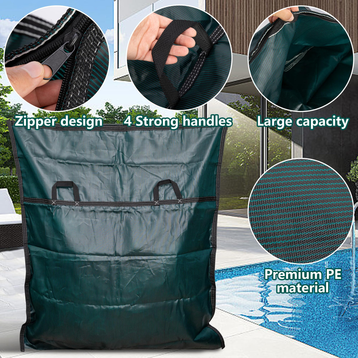 Adnee drawstring bag included for compact storage of accessories