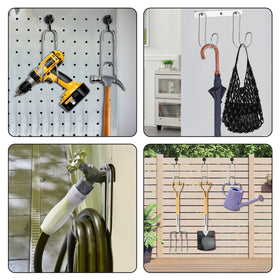 Adnee durable 304 stainless steel resists weather for lasting garden storage.