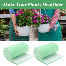 Adnee filler mats at pot base help prevent erosion and improve stability.