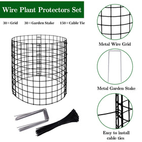 Adnee ground stakes keep cages secure in windy conditions.
