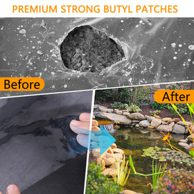 Adnee EPDM patch resists aging and offers weatherproof pond repair.