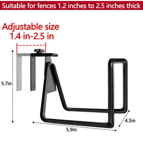 Adnee hose holder metal construction demonstrates durable, weather-ready storage.