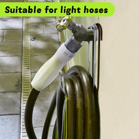 Adnee 44lbs capacity hose hanger safely holds hoses and small tools.