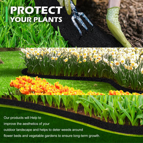 Adnee modern garden edging barrier enhances landscaping with durable, low-maintenance design.