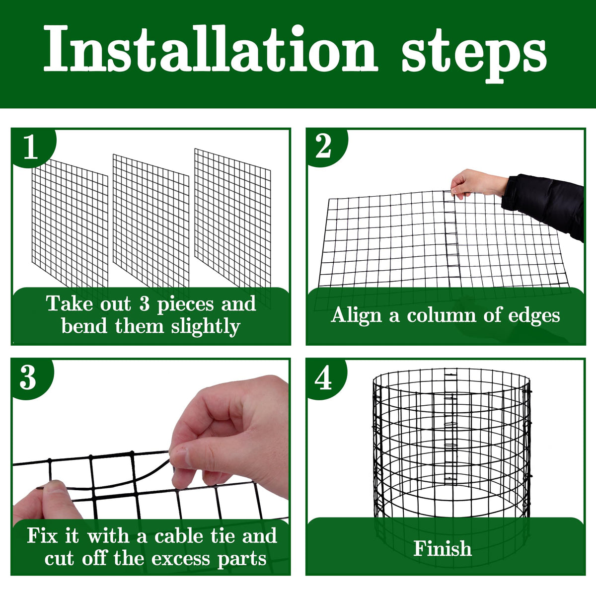 Adnee nylon cable ties simplify fast, durable assembly.