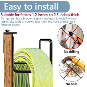 Adnee organized garden hose storage keeping pathways clear and tidy.
