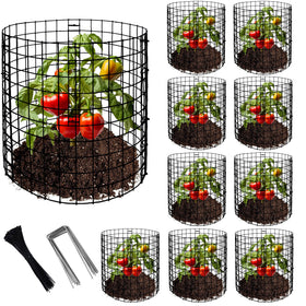 Adnee 10-pack plant protectors guard seedlings from animals.