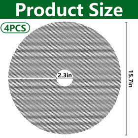 Adnee round grid with center hole 2-3 inch eases planter fitting.