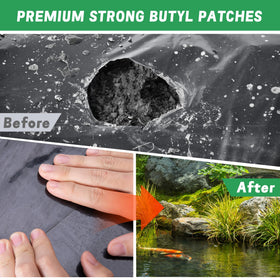 Adnee self-adhesive backing speeds long-lasting bonding.