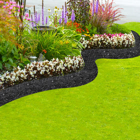 Adnee weed-prevention edging keeps unwanted sprouts away from beds.