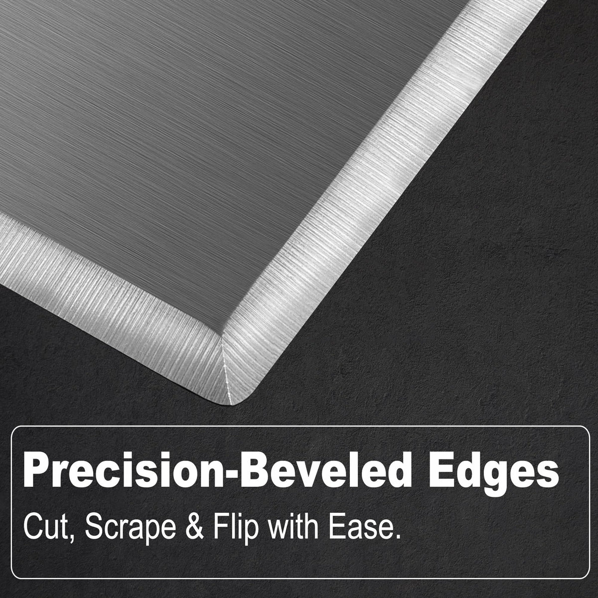 Adoco 0.075-inch blade spatula supports burger pressing and versatile griddle use.