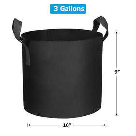 ADORMA heavy-duty 300g thickened nonwoven fabric ensures durable, reusable plant pots.