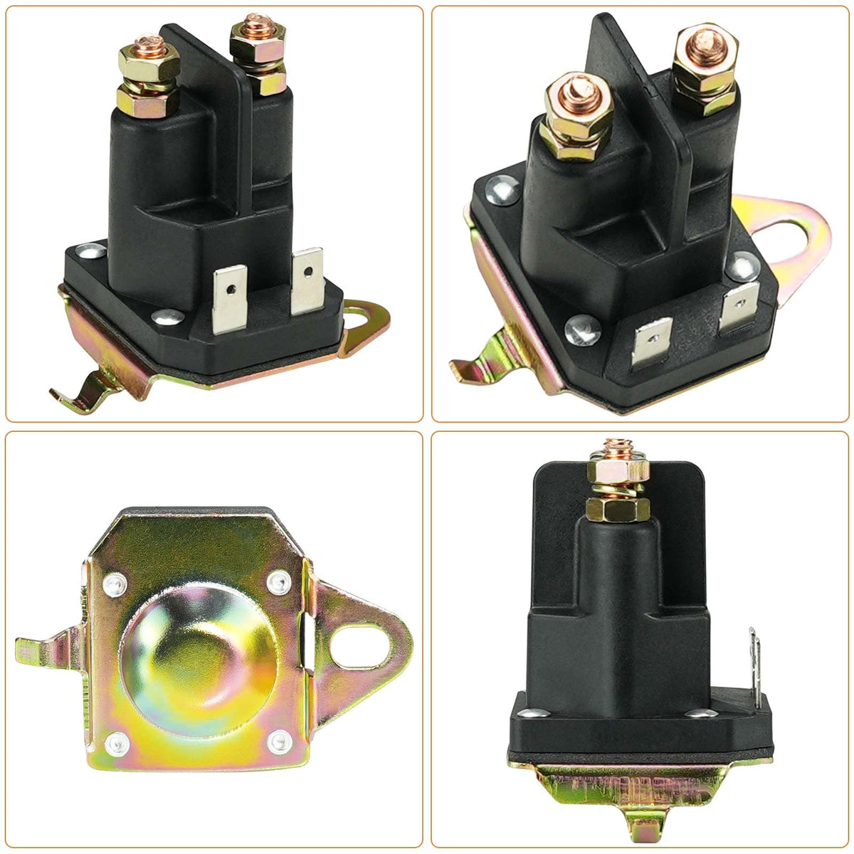 Adorish starter solenoid durable plastic housing resists weather and abrasion