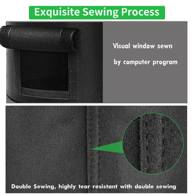 ADORMA five-line top edge and double stitching maintain bag shape