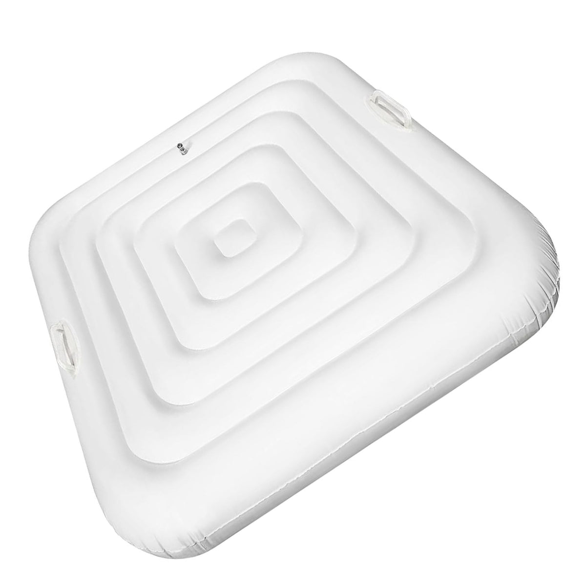 Adozsb inflatable hot tub cover square 4.2ft with handle offers windproof, energy-saving protection.