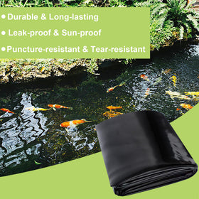Adroiteet garden fountain liner provides reliable waterproof protection.