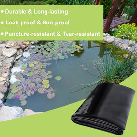 Adroiteet outdoor pond liner ready for installation with minimal preparation